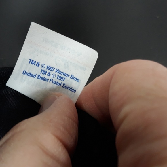 Vintage Bugs Bunny U.S. Mail Stamp Collection Cap - Picture 7 of 8